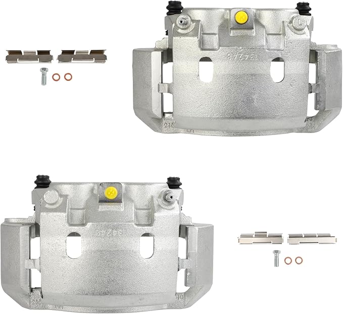 SCITOO 18B4747 18B4746 Front Left & Right Disc Brake Calipers Assembly w/Bracket For Dodge For Ram 2500 2000-2002,For Dodge For Ram 3500 2000-2002,For Dodge For Ram 4000 2000-2002