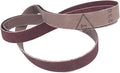 21 Pack 1x42 Inch Sander Belts - 3 Pcs Each of 40 60 80 120 180 240 400 Grits Assortment Aluminum Oxide Sanding Belts for Belt Sander