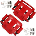 cciyu Front Left & Right Brake Calipers Assembly w/Bracket 18-B4791 18-B4790 2000-2005 For Ford For Excursion,1999-2004 For Ford For F-250 Super Duty,1999-2004 For Ford For F-350 Super Duty