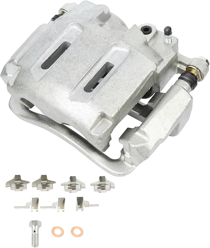 cciyu Front Right Brake Caliper Assembly w/Bracket 18-B5022 2005 2006 2007 2008 2009 2010 2011 2012 For Ford For F-250 Super Duty,2005 2006 2007 2008 2009 2010 2011 2012 For Ford For F-350 Super Duty