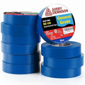 Avery Dennison Electrical Tape, 10 Rolls General Use PVC Electric Tape, UL/CSA Listed ¾ in x 66 ft Insulating Vinyl Tape for Electrical, Repairs, Automotive and Equipment, EE-100, Blue,