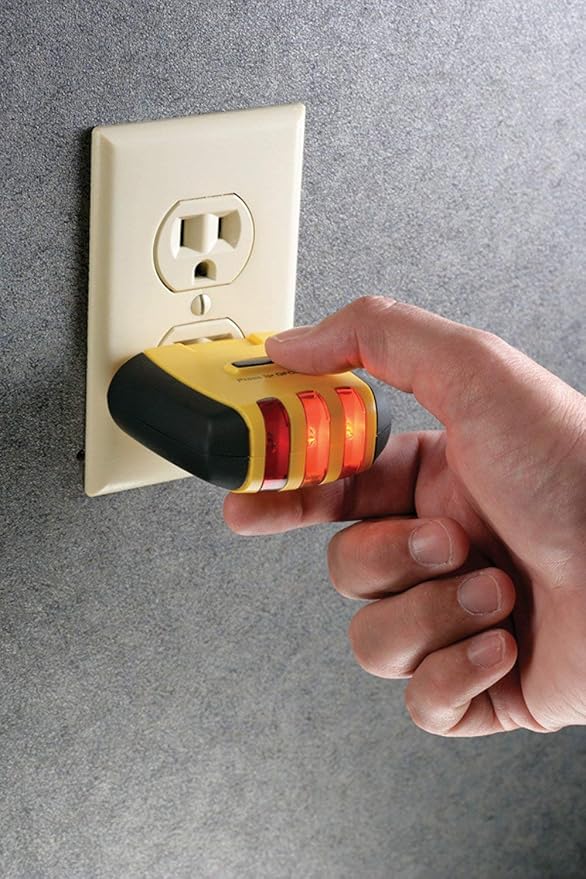 Sperry Instruments CS61200P Electrical, 120V AC, 60Hz, Includes: CS61200AS Light and Switch, 2 Pc Circuit Breaker Finder and Accessory Kit, As Shown in The Image
