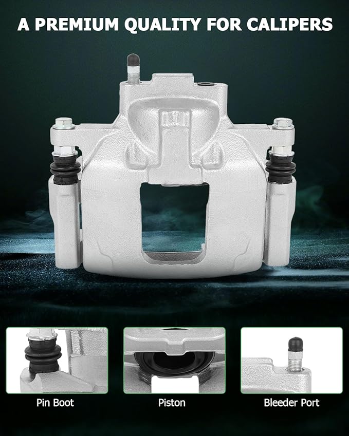 SCITOO Front Right Brake Caliper With Bracket 18B5045A Compatible For Dodge Journey 2009-2012
