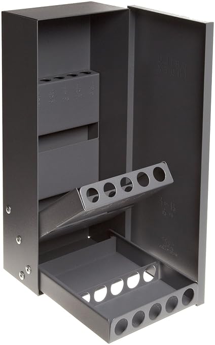 Drill America Drill Bit Index/Case, 1/16-1/2 by 64ths Taper Length (29 Sizes), 11600, HUT329