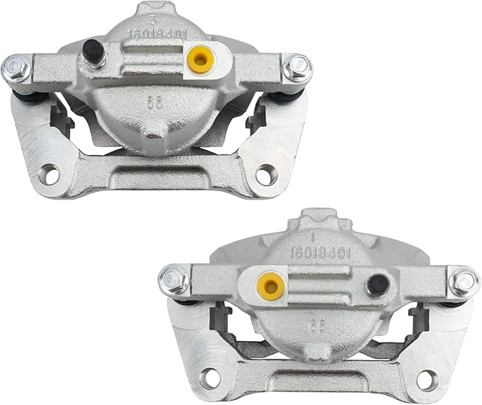 IRONTEK 18B5044 18B5045 Front Left & Right Brake Caliper for 2008-13 for Chrysler Town&Country, 2008-15 for Dodge Grand Caravan/07-10 Nitro, 08-12 for Jeep Liberty, 07-12 Wrangler, 12-13 for Ram C/V