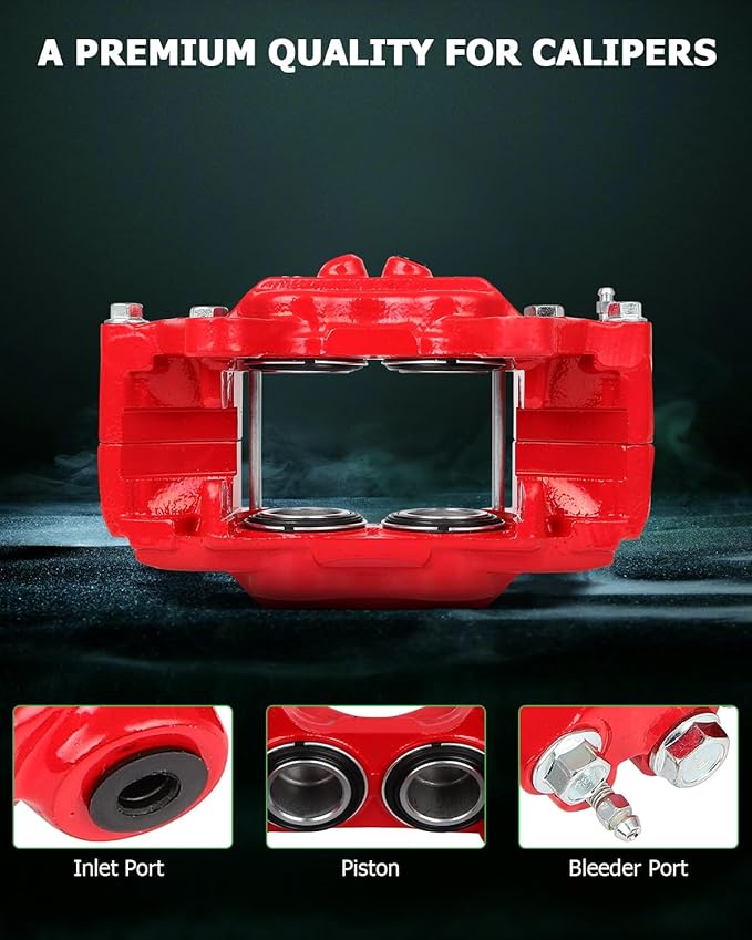 SCITOO Front Left Brake Caliper 19-2985 Compatible For Toyota For 4runner 2003-2009,For Toyota FJ Cruiser 2007-2014,For Toyota For Tacoma 2005-2017,For Toyota For Tundra 2000-2006