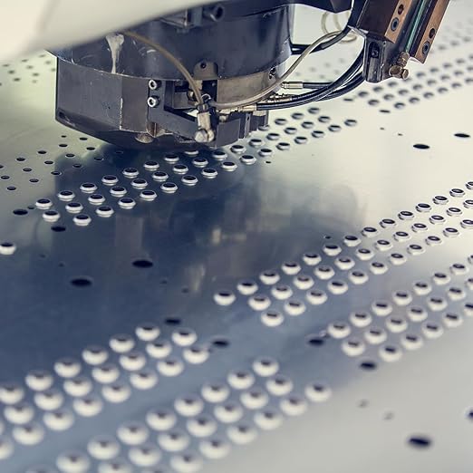 HARFINGTON Hydraulic Hole Punch Die 6x6mm Square Hole 40Cr Steel Electric Punching Kit for CH70 Electric Punching Machine, Black