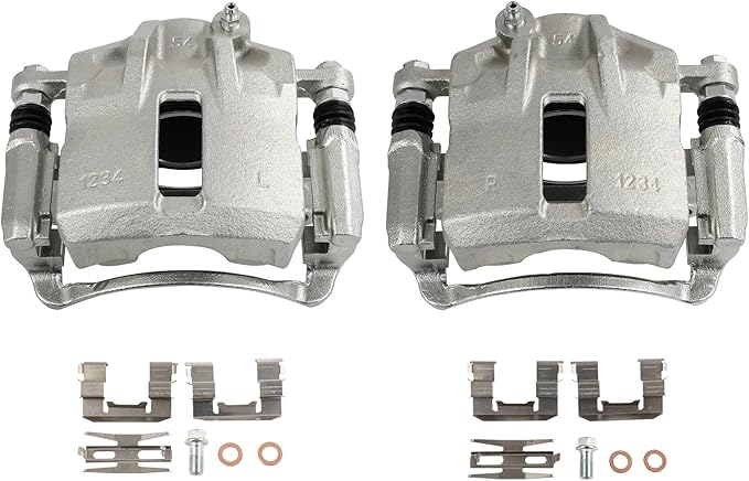 SCITOO 19B2848 19B2849 Front Left & Right Disc Brake Calipers Assembly w/Bracket For Hyundai For Elantra 2002-2005