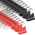 40PCS Modular Wrench Organizer - Wrench Tool Organizers for Tool Drawer Storage, Wrench Storage Set with Metric & SAE Label, Wrenches Rack Tool Gift for Professional Mechanics Men, Black & Red
