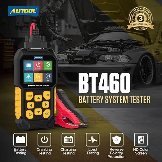 Car Battery Tester 24V 12V Load Tester,Digital Auto Battery Analyzer,30-2000 CCA Automotive Alternator Charging Cranking System Scanner for Motorcycle Car Truck Boat RV Marine ATV SUV Boat Yacht
