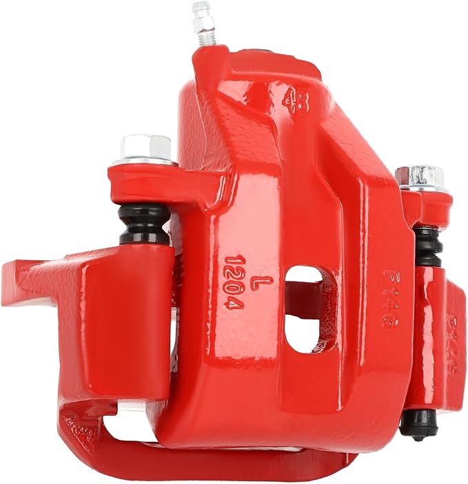 SCITOO Rear Left Brake Caliper With Bracket 19B3277 Red Compatible For Toyota For Sequoia 2008-2017 For Toyota For Tundra 2007-2017