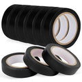 Romeda 9 Pack Electrical Tapes, Electrical Tape Water, Sun, and Oil Resistant, Electrical Tape is Suitable for Most Domestic, Commercial, and Industrial environments - Black