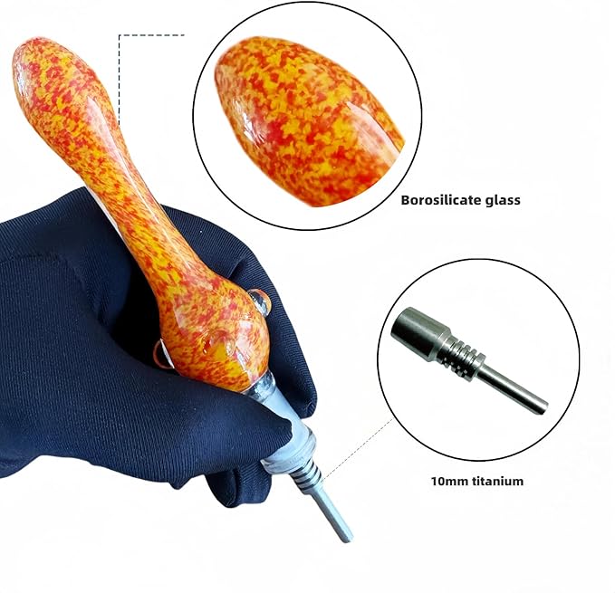 Portable Wax Clay Carving Tools Kit - 10mm Titanium Alloy Craft Set for Wax, Clay, Pottery, Wood - 1-Set Colorful Handle Artist Supplies