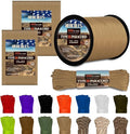 HERCULES Type III Paracord 550 Paracord Rope Parachute Cord, 100' Desert Tan for Camping Cord, Survival Rope