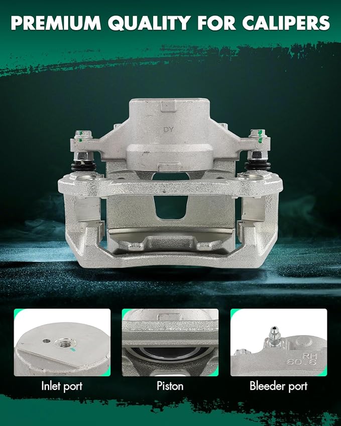 SCITOO Front Brake Calipers With Bracket 19B7324 19B7325 Compatible For Hyundai For Kona Electric 2019-2021,For Hyundai For Sonata 2015-2019,For Kia For Niro EV 2019-2022,For Kia For Optima 2016-2020