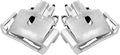 SCITOO Rear Brake Calipers With Bracket 18-B4836 18-B4837 Compatible For Chrysler Aspen 07-09, For Dodge Dakota/For Durango, For Dodge Ram 1500 02-10 For Dodge Ram 1500 Van 03 For Ram 1500 11-17