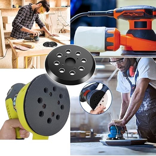 5 Inch Sanding Pad Replacement, Compatible with Ridgid R2600,R2601 Random Orbit Sander,2-Pack