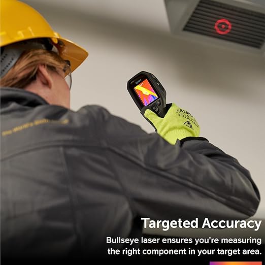 FLIR TG165-X Thermal Imaging Camera with Bullseye Laser: Commercial Grade Infrared Camera for Building Inspection, HVAC and Electrical