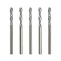 LUMN 5/32" Solid Carbide Jobber Drill Bits with Straight Shank and 118° Point Angle, Made from Tungsten Carbide Material,5-Pieces