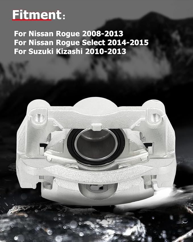 cciyu Front Right Brake Caliper Assembly w/Bracket 19B3429 2008 2009 2010 2011 2012 2013 For Nissan For Rogue,2014 2015 For Nissan For Rogue Select,2010 2011 2012 2013 For Suzuki For Kizashi