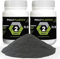 Polly Plastics Rock Tumbler Media Grit Refill, Medium 180/220 Silicon Carbide Grit, Stage 2 for Tumbling Stones (2 Pack) (6 lb.)