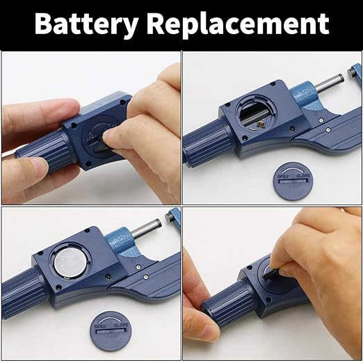 SHAHE Digital Micrometer 0-25mm / 0-1" Metric & Inch, 0.00005" Resolution, 0.0001" Accuracy