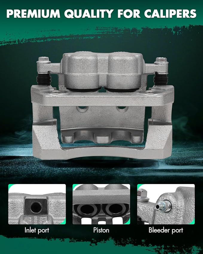 SCITOO 18B5077 18B5076 Rear Left & Right Disc Brake Calipers Assembly w/Bracket For Ford For F-250 Super Duty 2008-2012,For Ford For F-350 Super Duty 2008-2012
