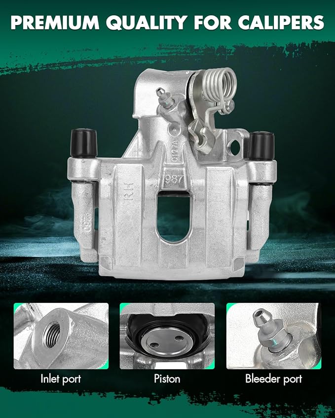 SCITOO 19B2955A Rear Right Disc Brake Caliper Assembly w/Bracket For Mazda For 3,For Volvo For C30/For C70/For S40/For V50