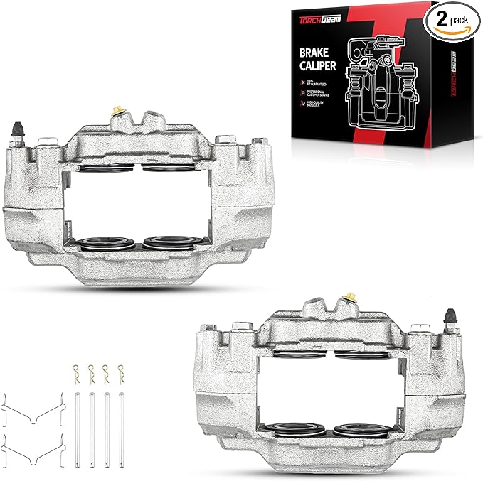 Torchbeam Front Brake Calipers Set for Toyota Tacoma 2005-2023, Toyota Tundra 2000-2006, Toyota 4Runner 2003-2009, Front Left and Front Right Calipers Replace # 19P2984+19P2985