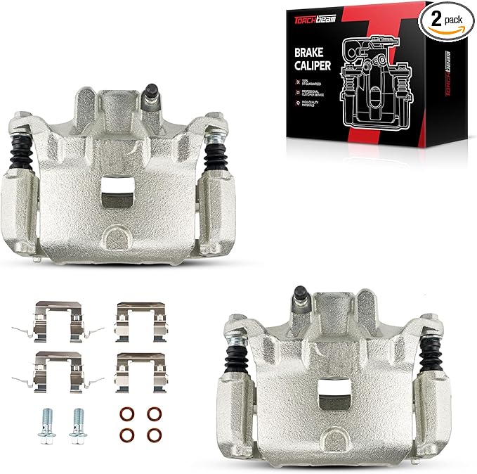 Torchbeam Front Brake Calipers Set for Nissan 2005-2006 Altima 2.5L, Nissan 2002-2004 Altima, Nissan 2002-2003 Maxima, Front Left and Front Right Calipers Replace # 19B2690+19B2691