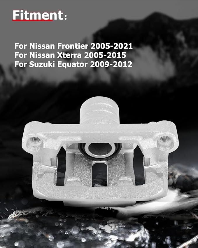 cciyu 19B2994 19B2995 Rear Left & Right Brake Calipers With Bracket For Nissan For Frontier 2005-2018,For Nissan For Xterra 2005-2015,For Suzuki For Equator 2009-2012