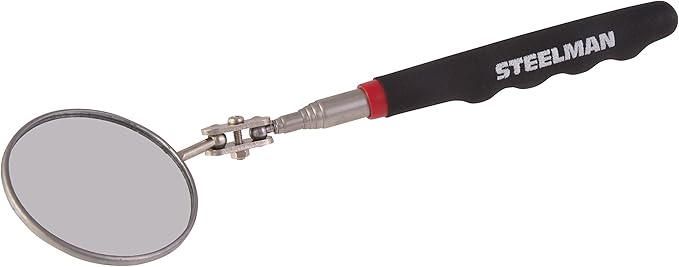 STEELMAN 41819 36-Inch Telescoping 2.25-Inch Round Inspection Mirror