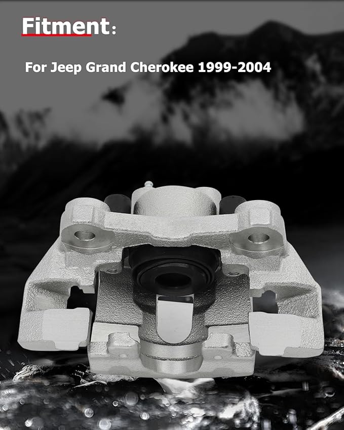 cciyu Rear Left Brake Caliper w/Bracket 18B4818 For Jeep For Grand Cherokee 4.0L 1999-2004,For Jeep For Grand Cherokee 4.7L 1999-2004