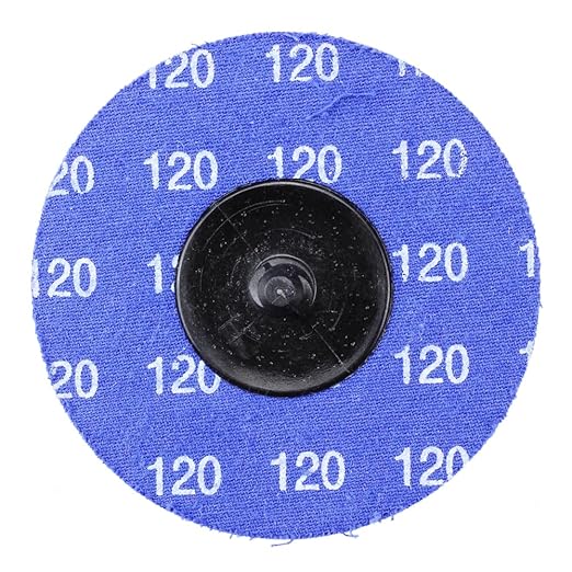 BHA Aluminum Oxide Quick Change Sanding Discs, 3", 120 Grit - 25 Pack