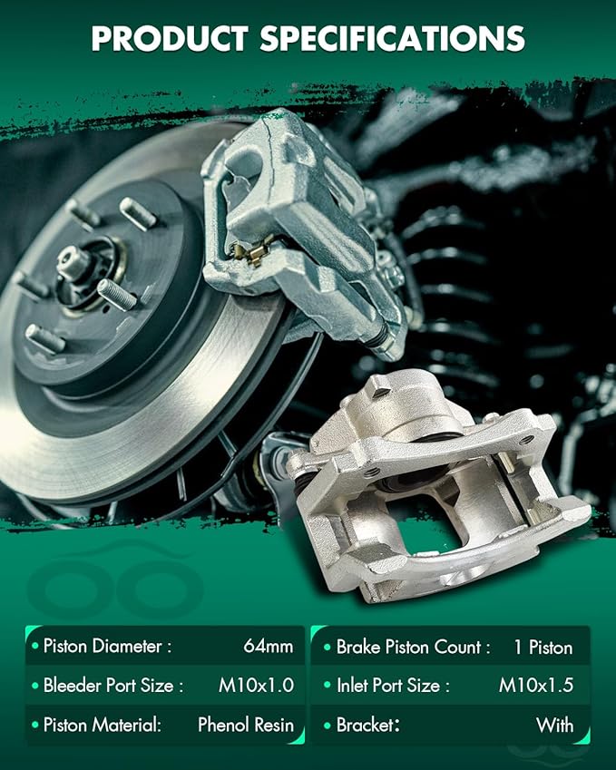 SCITOO Front Right Brake Caliper With Bracket 18B4773 Compatible For Buick For Rendezvous 2002-2007,For Pontiac For Aztek 2001-2005