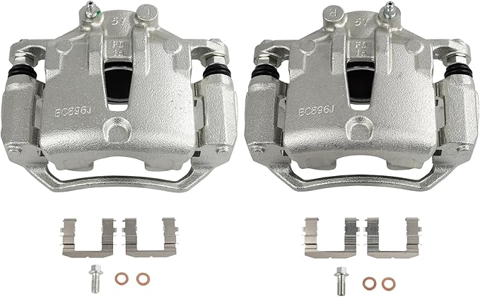 SCITOO Front Brake Calipers With Bracket 19B6407 19B6406 Compatible For Kia For Forte 2010-2013,For Kia For Forte Koup 2010-2013,For Kia For Forte5 2012-2013