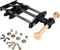 O'SKOOL 9 Inch Quick Release Workbench Front Vise for Woodworking, Heavy Duty Cast Iron Bench Vise with Beechwood Handle