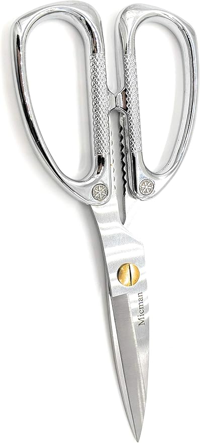 Industrial Grade Multi Purpose Scissors. Razor Sharp Steel Blade with Large Handle. Durable Design Perfect for Cutting Plastic, Metal, Paper, Wood, Foam, Fabric, and Organic Materials.