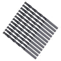 Drill Bit, 1/8" Cutting Diameter, 4241 HSS Nitriding Black 118° Cutting Angle Versatile Jobber Bits - (Applications: for Drilling Plastic Wood Soft Metal), 12-Pieces