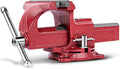 Forward 1305 5 Inch Home Vise Ductile Iron 5" Bench Vise Homeowner's Vice with Anvil and Swivel Base