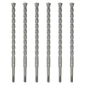 6-Pack SDS Plus 5/8 inch x 8 inch Rotary Hammer Drill Bits, Carbide Tipped for Brick, Stone and Concrete (5/8'' x 8'')