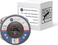 Benchmark Abrasives 4.5" x 7/8" Premium Zirconia T29 Angled Flap Discs 4 1/2 for Angle Grinder, Sanding Discs, Finishing, Rust, Stock Removal- Grinding Wheels 4 1/2 Inch (10 Pack) - 80 Grit