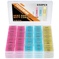 650PCS Heat Shrink Butt Connectors,Solder Seal Butt Splices, Waterproof Insulated for Marine, Automotive, Electrical Wiring