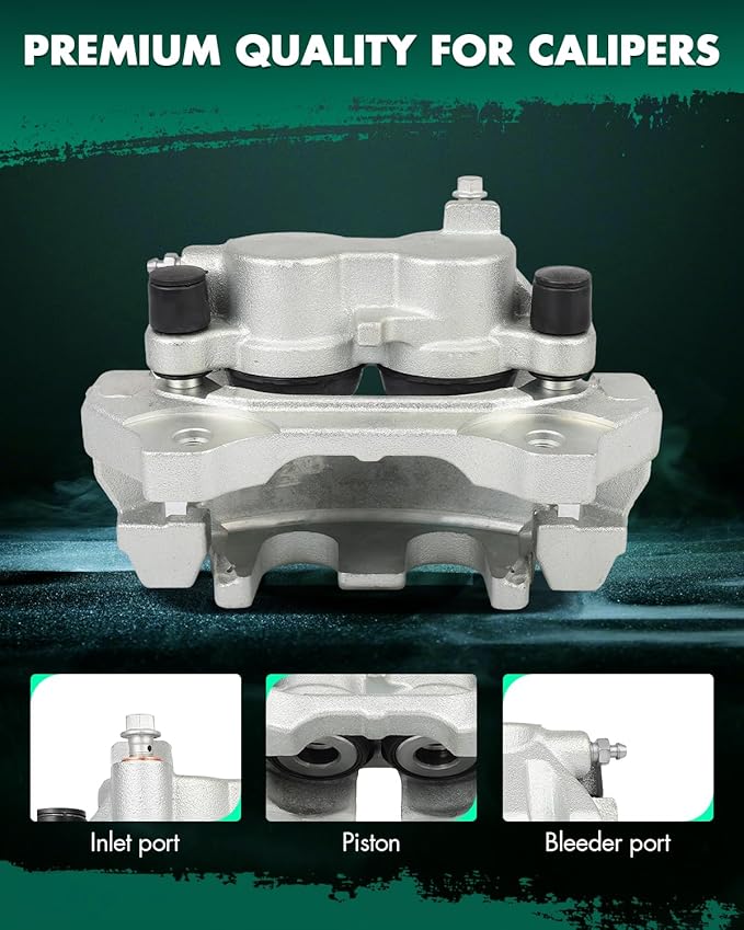 SCITOO Front Right Brake Caliper With Bracket 18B5296A Compatible For Dodge For Durango 2011-2018,For Jeep For Grand Cherokee 2011-2020