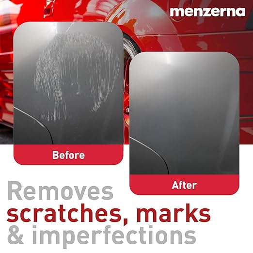 menzerna Scratch and Swirl Remover Kit I Car polishing Set with Menzerna Heavy Cut 400 and 3,5 Inch Polishing Pad I Deep Scratch Repair Kit for All Types of Vehicles