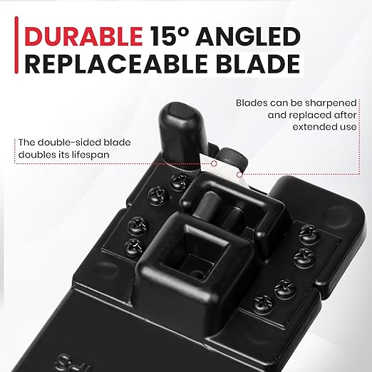 AFA Tooling - Metal Body Deburring Tool, PVC Chamfer Tool for Plastic Pipe with 1/2" Square Drive Pocket, Creates Smooth 15° Chamfered Edges, Reamer for 6 Pipe Sizes from 1-1/4" to 4", Chamfering Tool