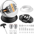 DZQ Ball Vise 4" Engraving Setting Tool 360°Rotation Professional Ball Vise 36PCS Attachment Jewelry Engraving Block Tools Standard Block