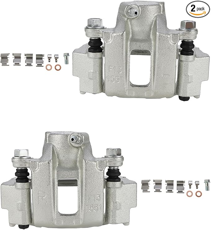 cciyu Rear Left & Right Brake Calipers Assembly w/Bracket 19B2727 19B2726 2003 2004 2005 2006 2007 2008 2009 For Toyota For 4Runner,2007 2008 2009 2010 2011 2012 2013 2014 For Toyota For FJ Cruiser