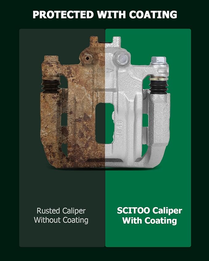 SCITOO Rear Right Brake Caliper With Bracket 19B2910 Compatible For Honda CR-V 2005-2006