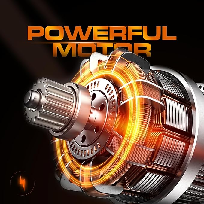 Cordless Oscillating Tool, 20V Oscillating Multi Tool with 2000mAh Battery, 8000-19000RPM, 6 Variable Speed, Dust Port, 3.2° Oscillating Angle, LED Light, Carrying Case for Cutting, Sanding